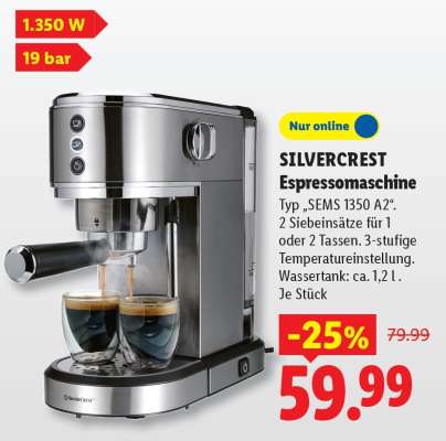 SILVERCREST Espressomaschine