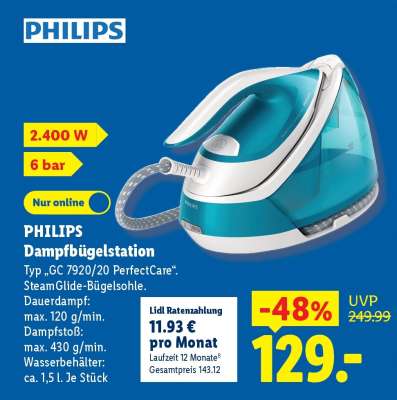 Philips Dampfbügelstation