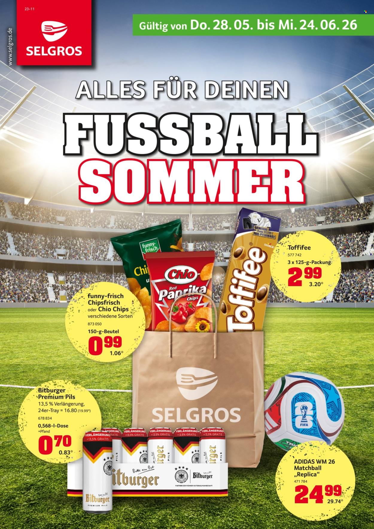 Selgros Prospekte  - 28.05.2026 - 24.06.2026. Seite 1