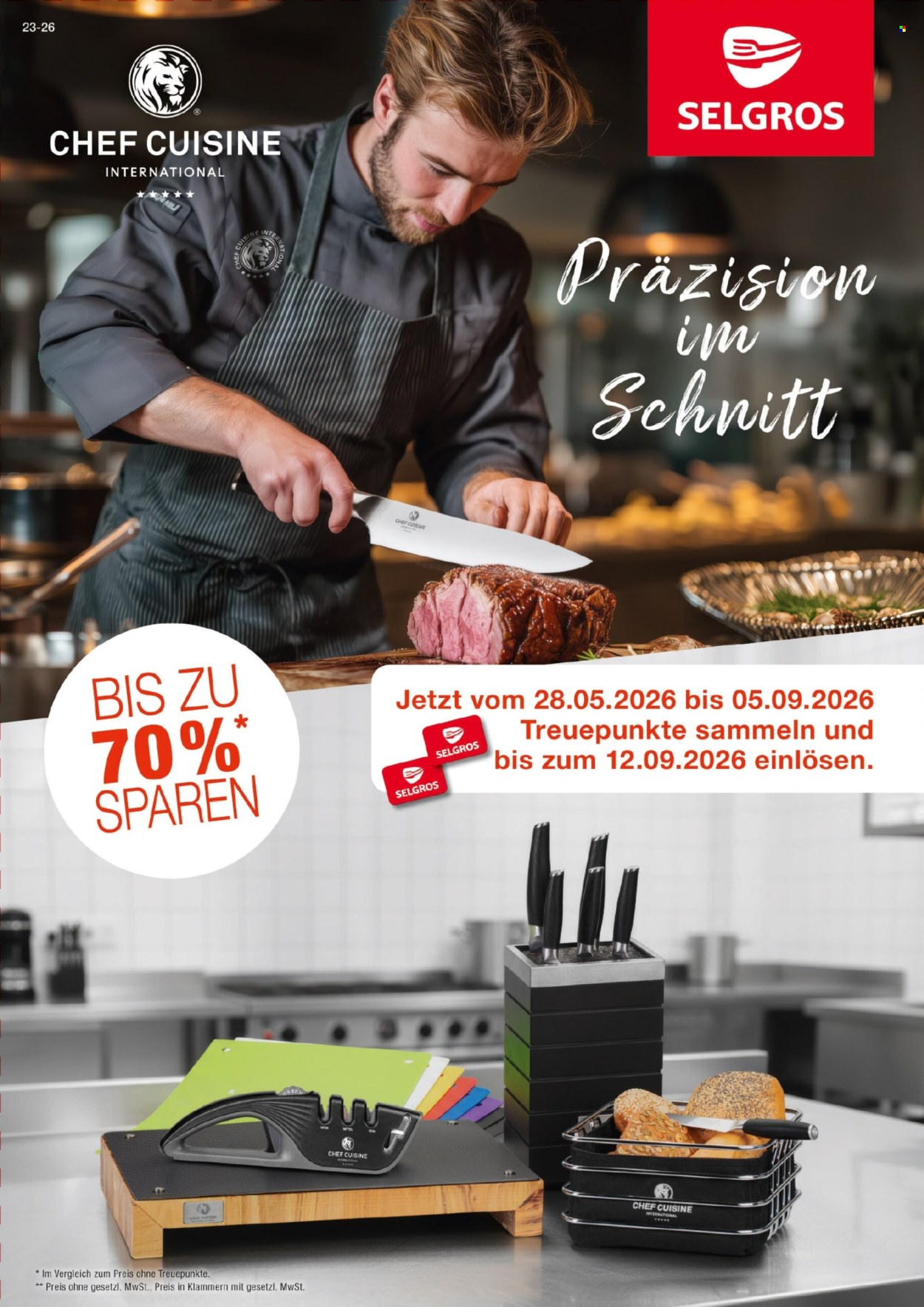 Selgros Prospekte  - 28.05.2026 - 5.09.2026. Seite 1