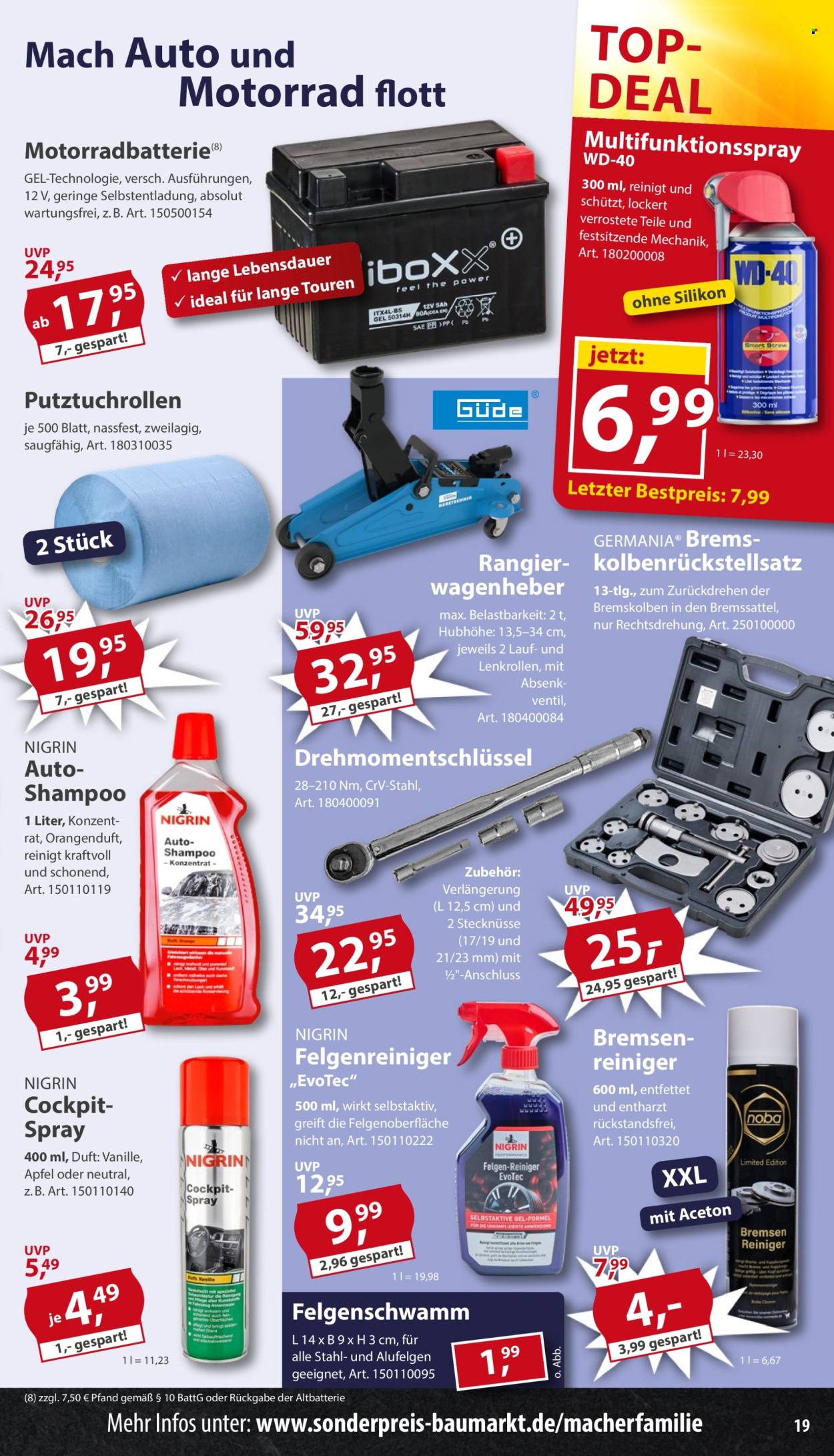 Sonderpreis-Baumarkt Prospekte  - 30.05.2026 - 5.06.2026. Seite 19
