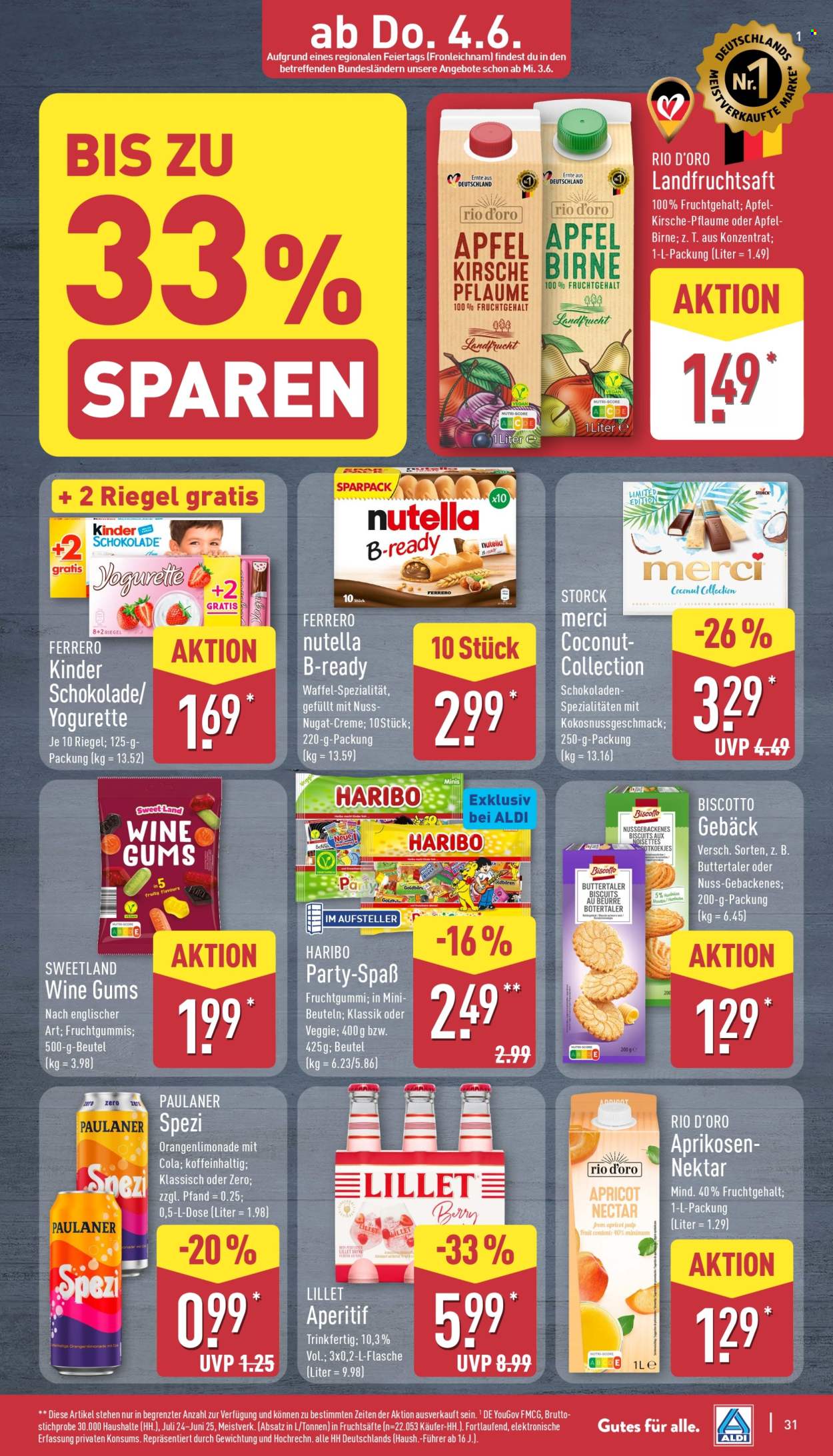 ALDI Nord Prospekte  - 1.06.2026 - 6.06.2026. Seite 31