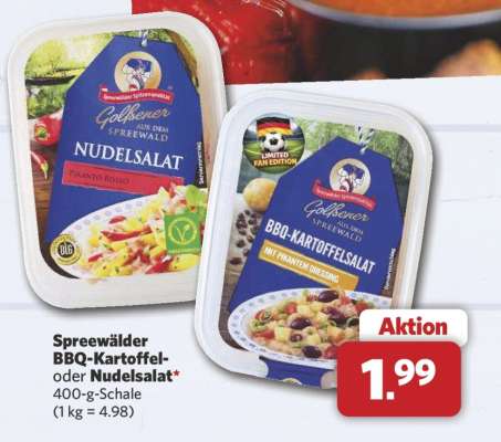 Spreewälder BBQ-Kartoffel- oder Nudelsalat