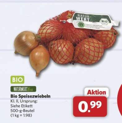 Bio-Speisezwiebeln