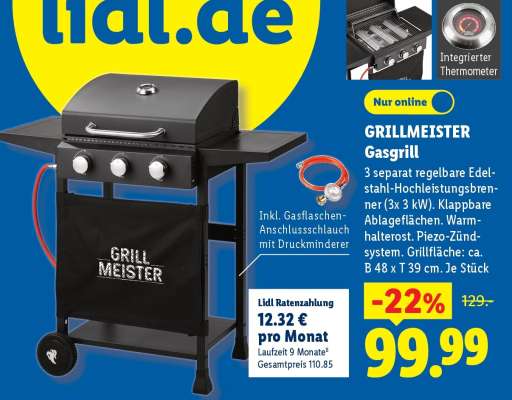 GRILLMEISTER Gasgrill