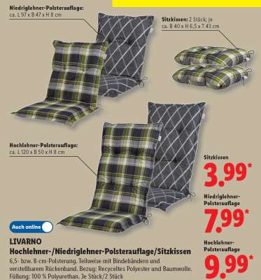 Hochlehner-Polsterauflage