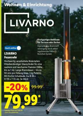 LIVARNO Feuerrohr