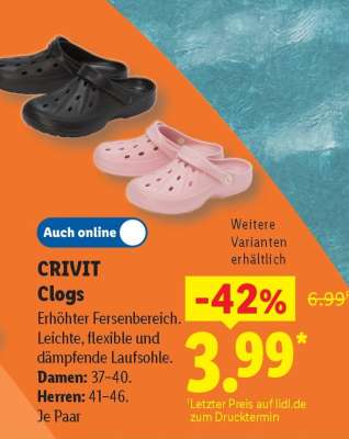CRIVIT Clogs