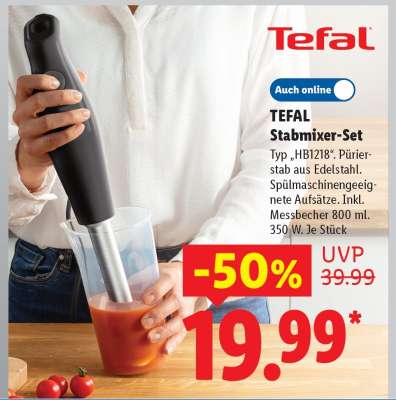 TEFAL Stabmixer-Set