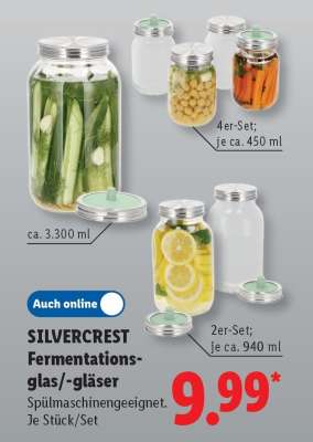 SILVERCREST Fermentationsglas/-gläser
