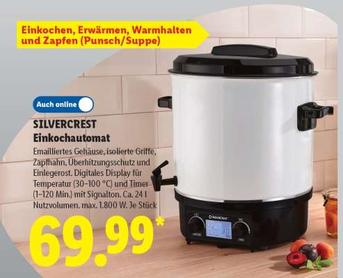 SILVERCREST Einkochautomat