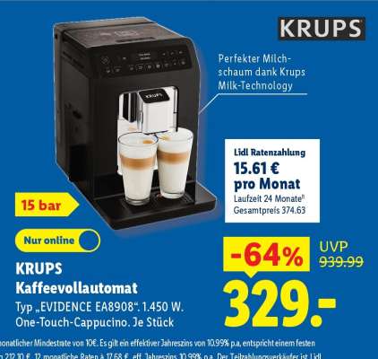 KRUPS Kaffeevollautomat
