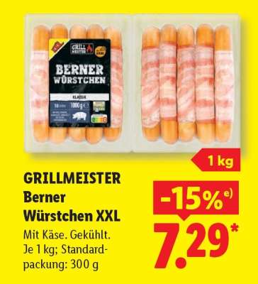 Grillmeister Berner Würstchen XXL