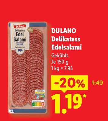 Dulano Delikatess Edelsalami
