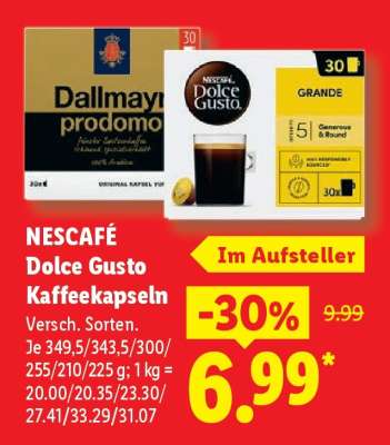 Nescafé Dolce Gusto Kaffeekapseln
