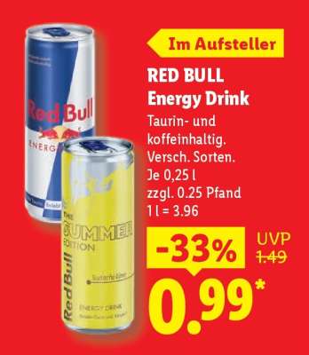 Red Bull Energy Drink*