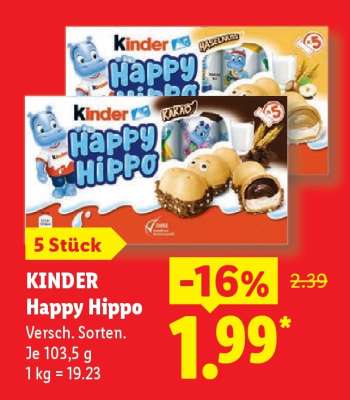 kinder Happy Hippo*