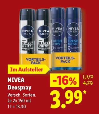 Nivea Deospray*
