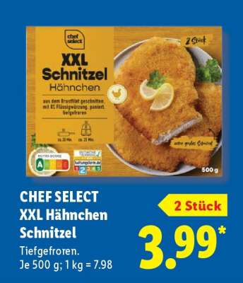 Chef Select XXL Hähnchen-Schnitzel