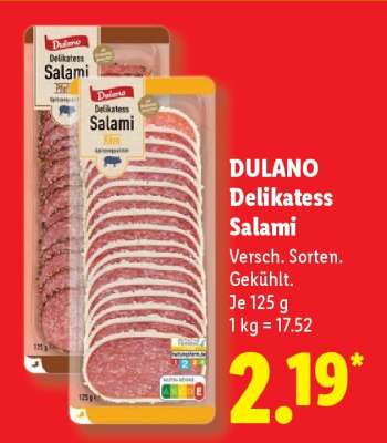 Dulano Delikatess Salami