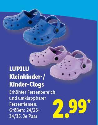 LUPILU Kleinkinder-/Kinder-Clogs