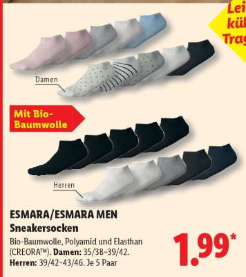 Esmara/Esmara Men Sneakersocken