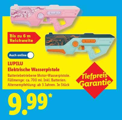 LUPILU Elektrische Wasserpistole