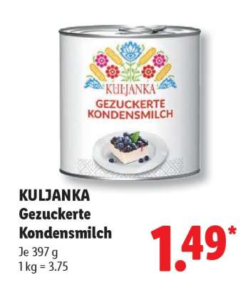 Kuljanka Gezuckerte Kondensmilch