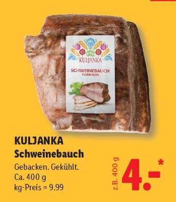 Kuljanka Schweinebauch
