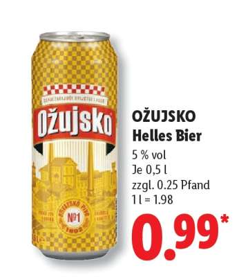 Ožujsko Helles Bier