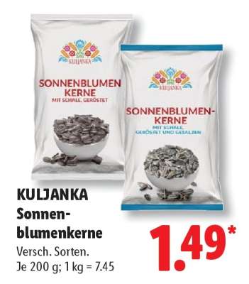 Kuljanka Sonnenblumenkerne