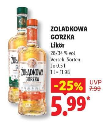 Zoladkowa Gorzka Likör