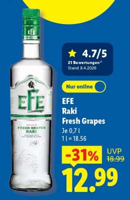 Efe Raki Fresh Grapes