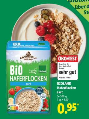 Bioland Haferflocken zart