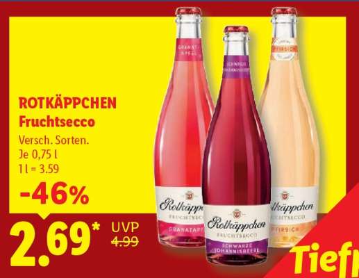 ROTKÄPPCHEN Fruchtsecco°