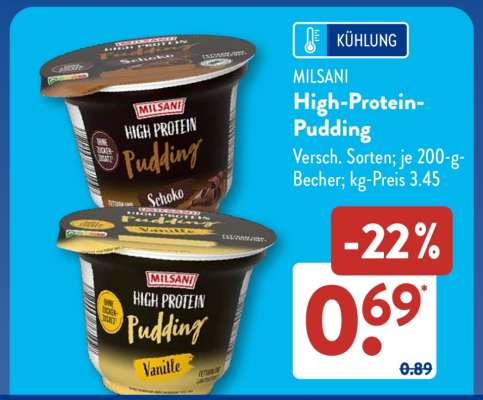 MILSANI High-Protein Pudding