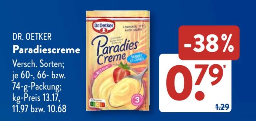 DR. OETKER Paradiescreme