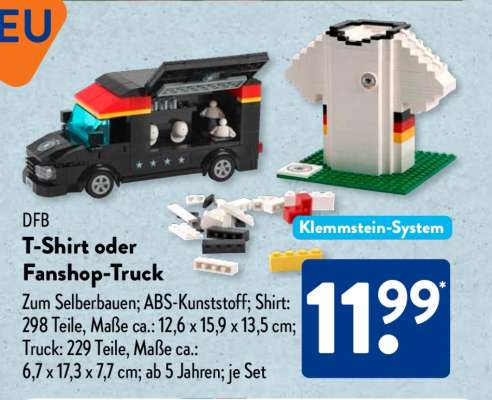 DFB T-Shirt oder Fanshop-Truck