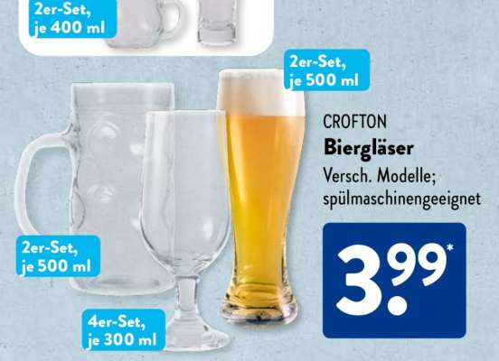 CROFTON Biergläser