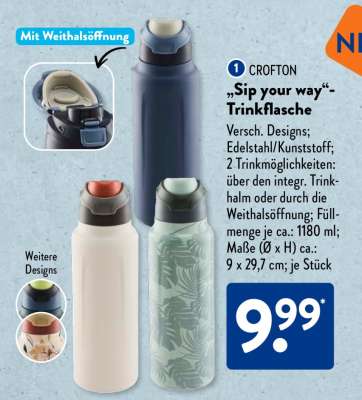 Crofton 'Sip your way'-Trinkflasche