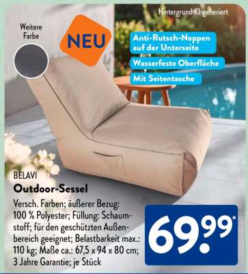 BELAVI Outdoor-Sessel