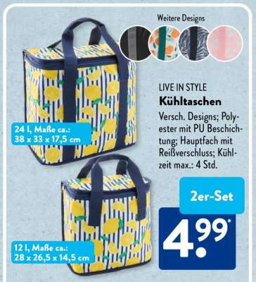 LIVE IN STYLE Kühltaschen