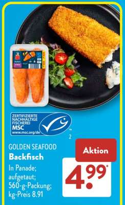 GOLDEN SEAFOOD Backfisch