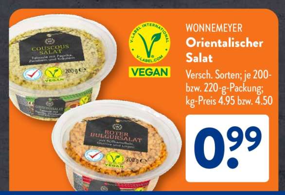 WONNEMEYER Orientalischer Salat