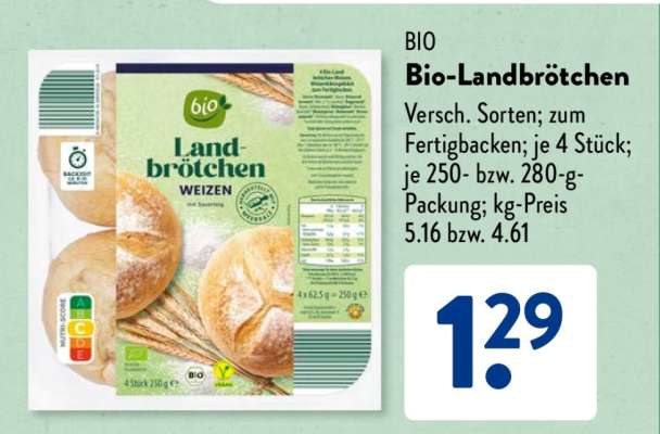 Bio-Landbrötchen