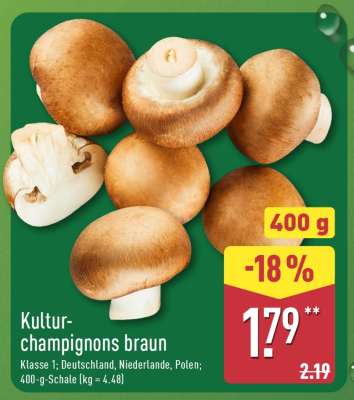 Kultur- champignons braun*