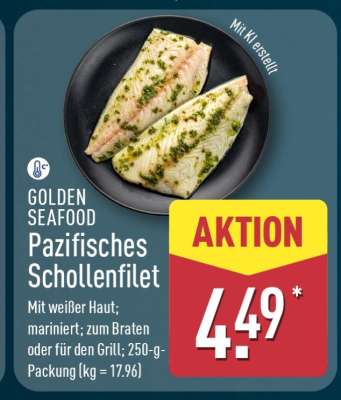 GOLDEN SEAFOOD Pazifisches Schollenfilet