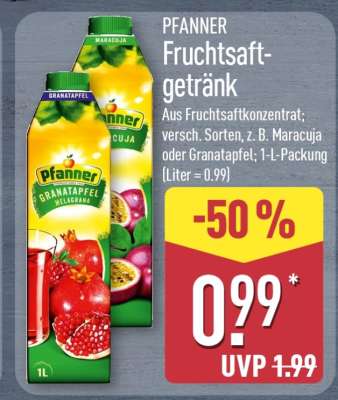 PFANNER Fruchtsaftgetränk*