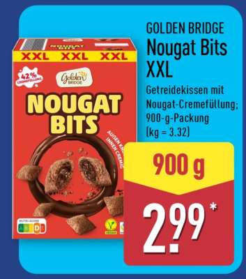 GOLDEN BRIDGE Nougat Bits XXL