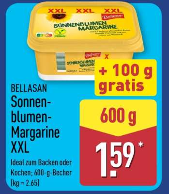 BELLASAN Sonnenblumen-Margarine XXL
